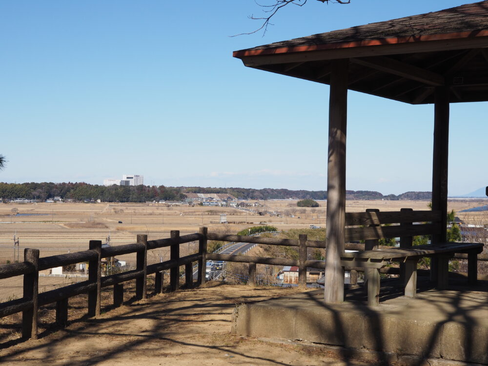 築山からの眺め